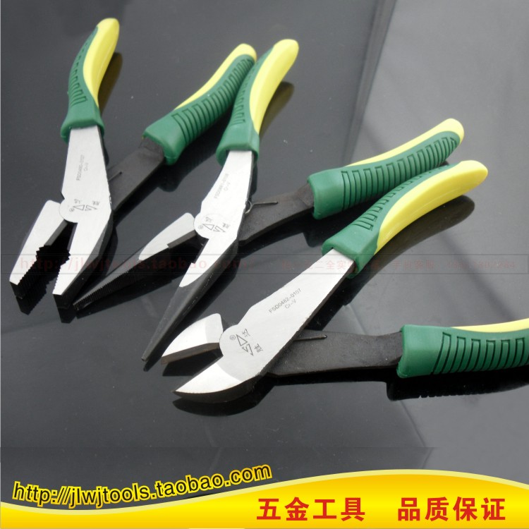 Shengda tool Heavy labor-saving 40% wire pliers sharp-mouth pliers Home electrician Tiger shearing pliers