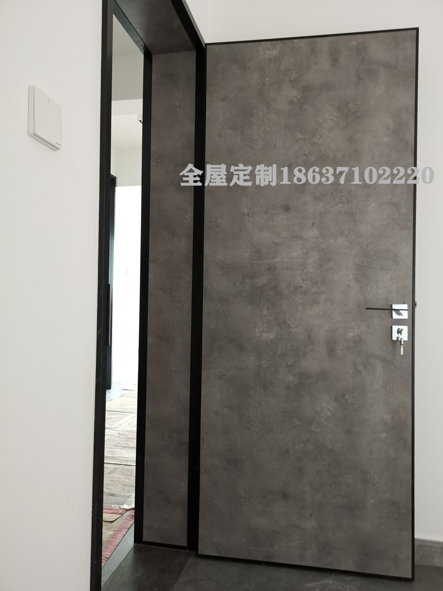 Custom Made Minimalist Style Aluminum Wood Eco Door Bedroom Door door Door Aluminum Alloy Bag wooden door leaf-Taobao