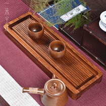 Heavy Bamboo Tea Tray Rectangular Tea Sea Minimalist Yofu Tea Furniture Bamboo Tea Table Solid Wood Home Made Bamboo Row Water Storage Tray