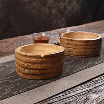 Bamboo root ashtray retro smoke cylinder bamboo large number creative fashion No Guaigen Carved Tea Gallery