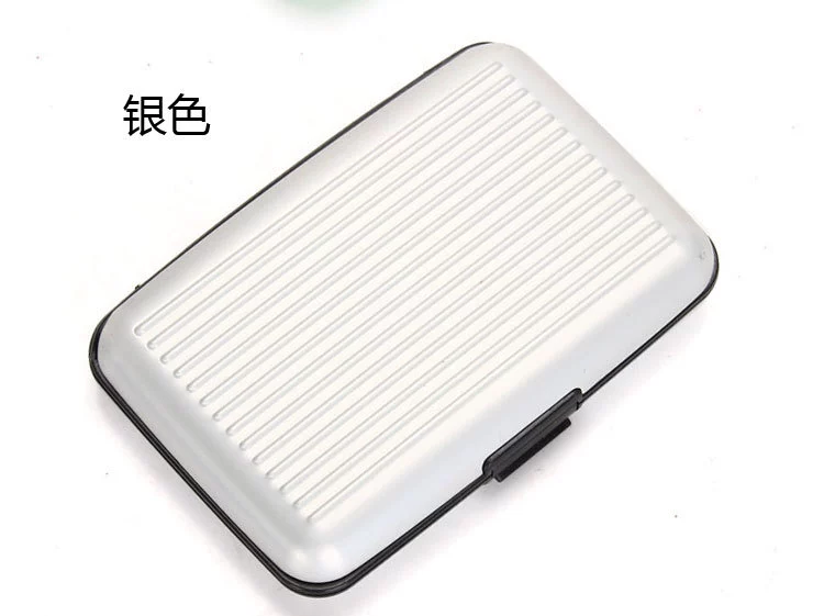 ANNE chống từ hàng không hợp kim nhôm gói thẻ thời trang đầy màu sắc danh thiếp chủ thẻ chủ thẻ trường hợp