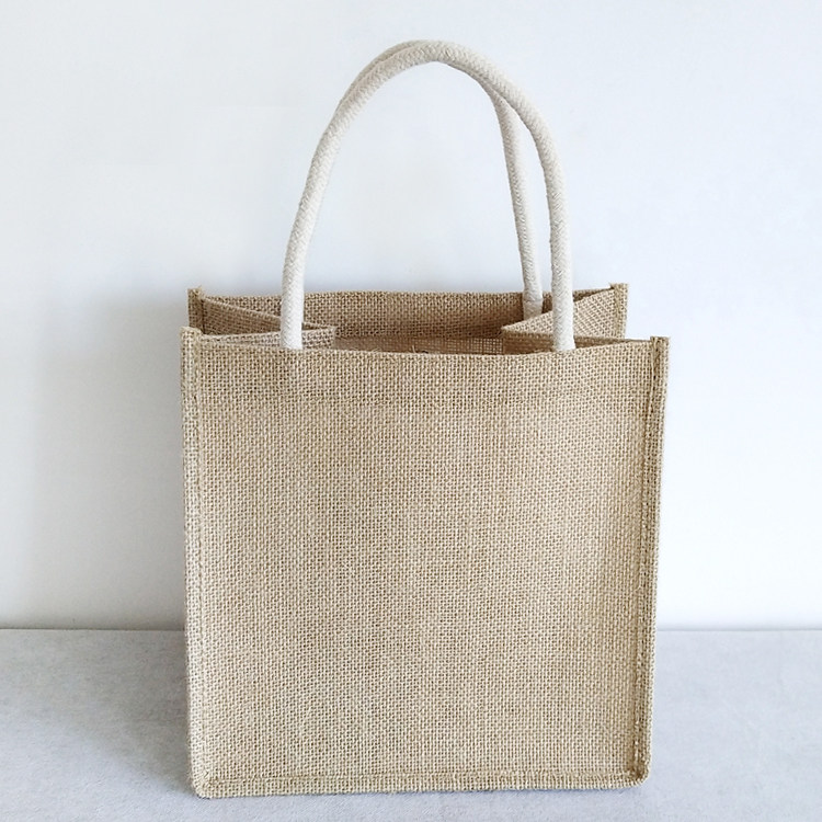 Linen Gift Bag Tote Making Korean Simple Rice Bag Tote Girl Small Fresh