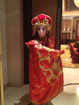 Intangible cultural heritage Sichuan Opera face-changing performance in Shanghai