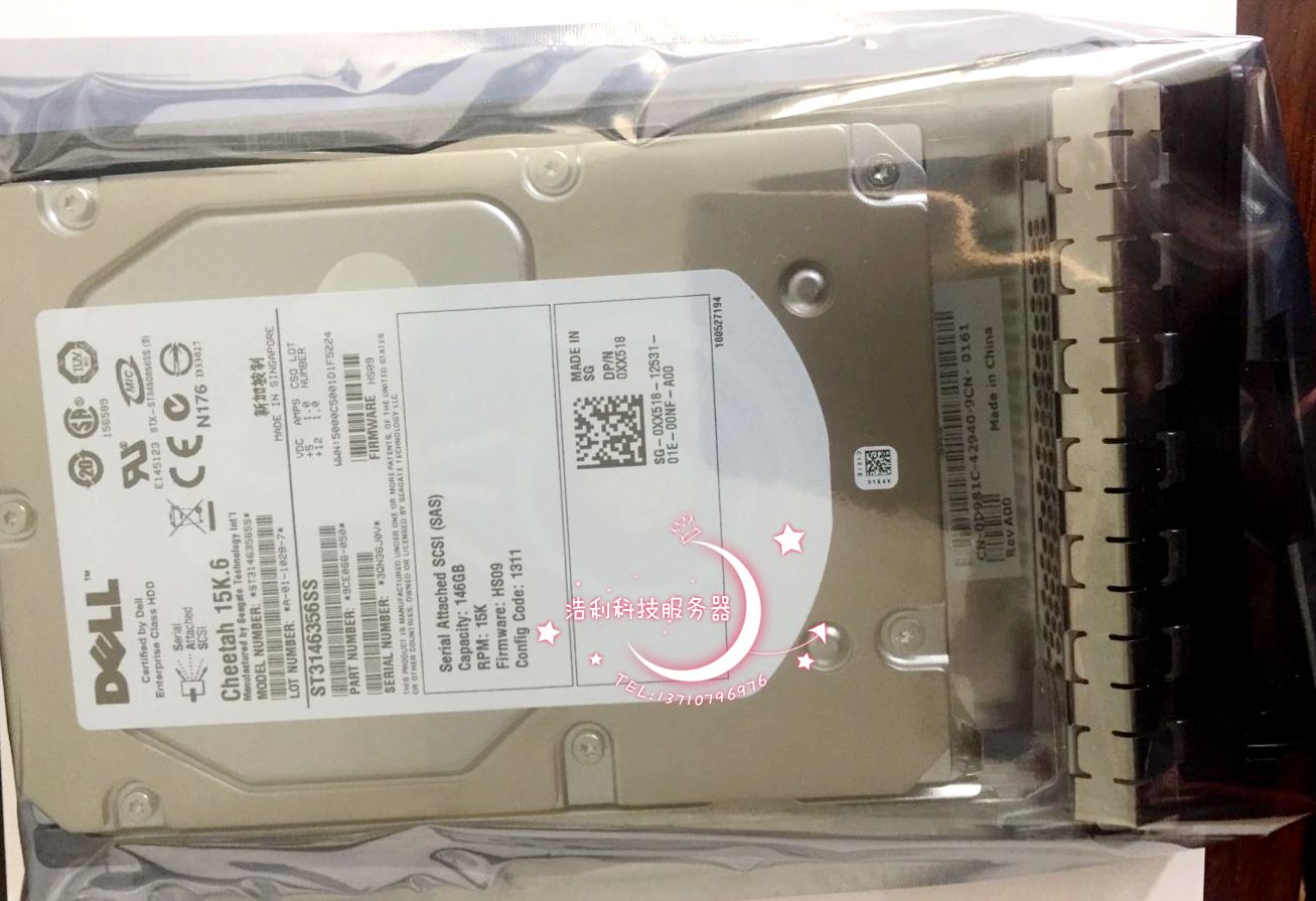 Seagate DELL ST3146355SS 146G 15K SAS DEL R410 XX518 TN937 XK11