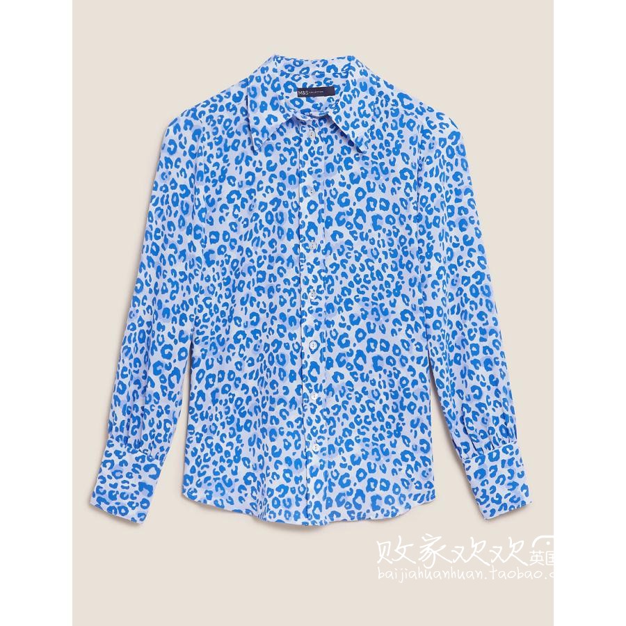 UK 03 04 pint MS women's clothing new fashion turned-over and comfortable 100 hitch shirt