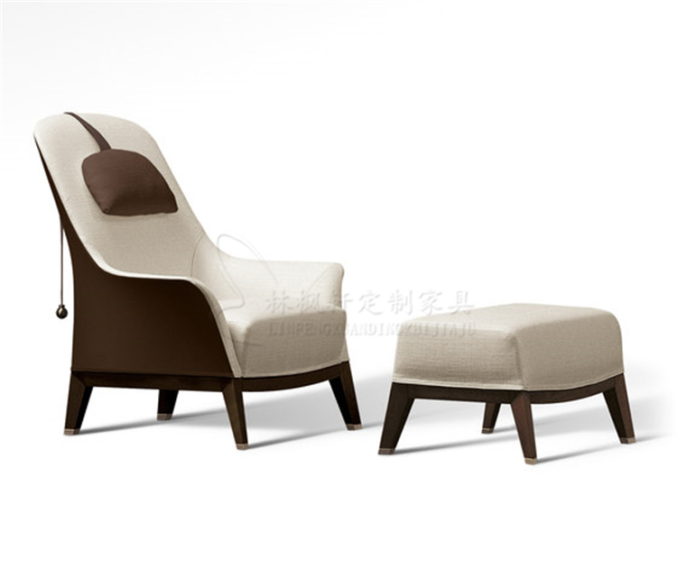 Nội thất thiết kế Bắc Âu Villa Hotel phòng chờ ghế Phòng ngủ Ghế phòng chờ Ghế sofa sofa đơn