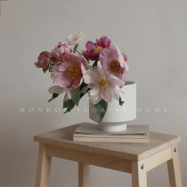 MONROE dream deer studio white ceramic vase ornaments living room flower arrangement Morandi color home ins Nordic