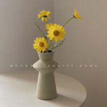 MONROE Dream Deer Studio New Morandi Flower Bottle Ceramic Nordic Home Decoration Guest Restaurant Model Room
