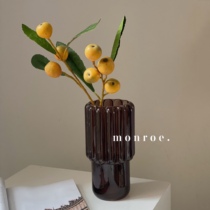 MONROE dream deer studio flower arrangement high-end retro glass vase home decoration soft Model Room restaurant