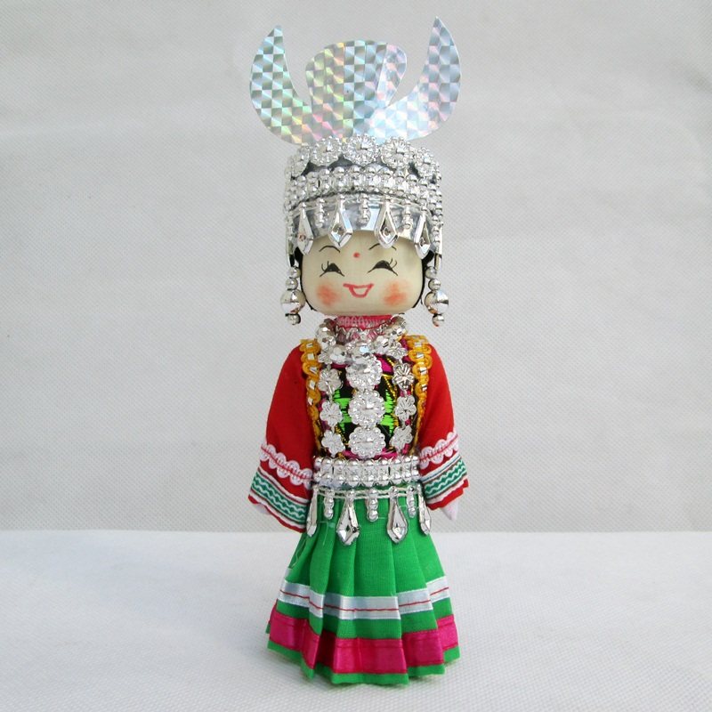 Miao Doll Guizhou Conference Gift National Doll Featured Handicrafts W13