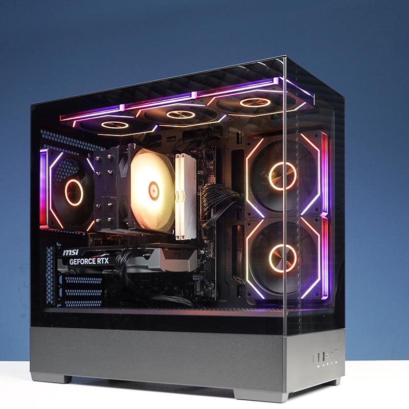 Special Offer for the Start of School Season: Sea View Room, Msi Rtx5060 Graphics Card, Core I5 14400F Desktop Gaming Computer