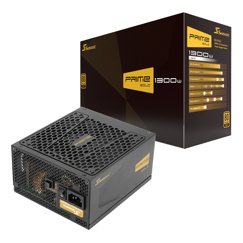 SEASONIC Haiyun PRIME GX1300 flagship gold 1300W full-mode full-Japanese capacitor gold medal power supply