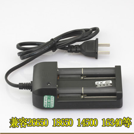 3 7V Xiamen Huangao brand 26650 18650 14500 lithium battery double slot charger