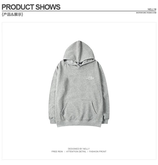 Mùa thu quốc gia oversize hip hop thương hiệu Hàn Quốc gió rồng nam áo len trùm đầu những người yêu thích áo khoác nam và nữ áo len nam hàng hiệu