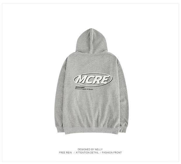 Mùa thu và mùa đông nam in retro Nhật Bản cộng với áo len nhung trùm đầu lỏng giản dị áo hoodie đường phố nam và nữ áo hoodie dày