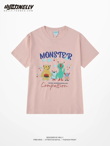 Tide, мужская летняя японская мультяшная футболка для отдыха, свободный крой, короткий рукав