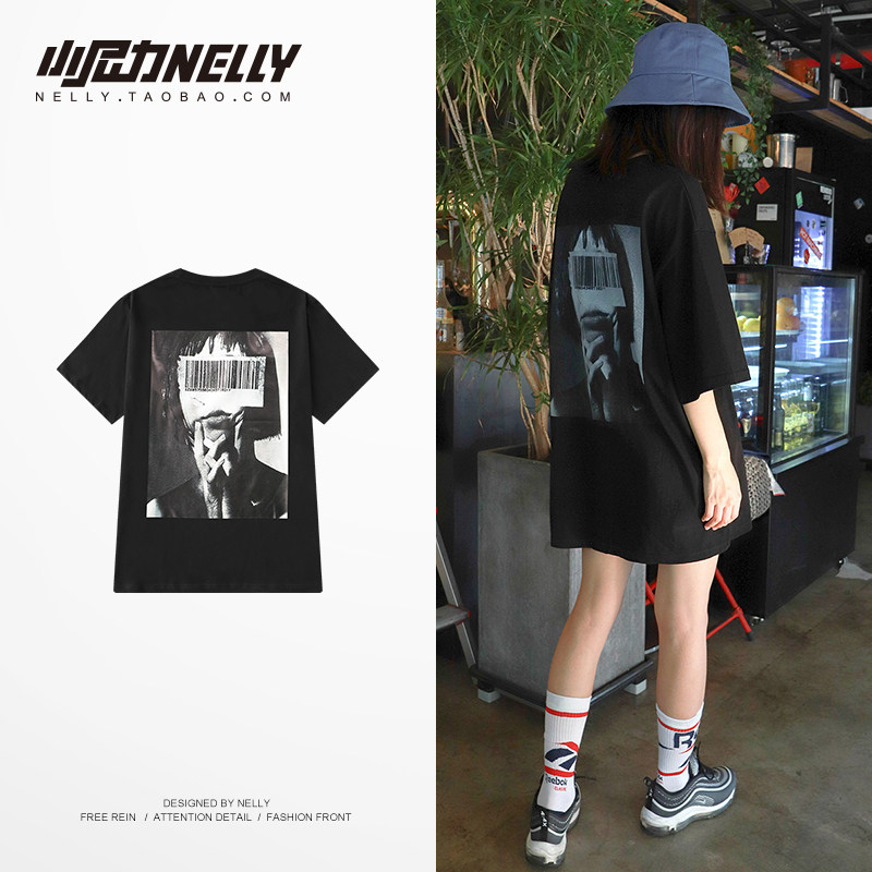 Han Edition Easy To Blame Teenage Girl Student Boomer Cool handsome short sleeve hip-hop on clothes T-shirt street hip hop