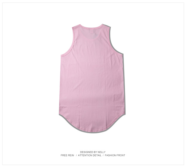 Tide thương hiệu đường phố cao châu Âu và Hoa Kỳ cotton lớn vuông trắng hem ba chiều dài nam và nữ áo ba lỗ nam đẹp