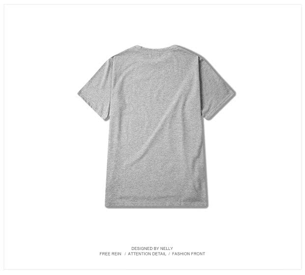 Tide thương hiệu overisize áo sơ mi chạm đáy ngắn ngắn dài tay áo thun ngắn tay cao đường phố tối màu nam và nữ cotton TEE áo oversize nam