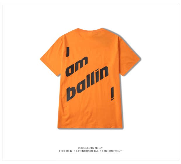 Châu Âu và Hoa Kỳ thương hiệu hip hop thủy triều mới Áo thun nam và nữ nhảy đường phố cùng một đoạn hipop cotton ngắn tay cỡ lớn mùa hè áo form rộng nam