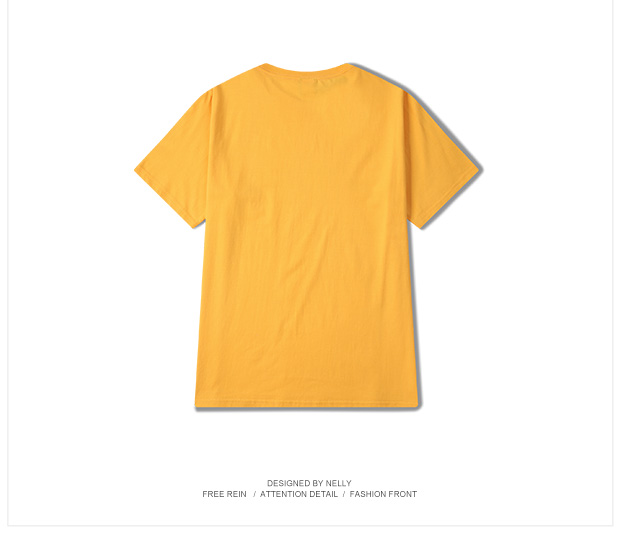 Hàn Quốc mùa hè Châu Âu và Châu Mỹ Đường phố OVERSIZE lỏng hip hop graffiti thư in áo thun tay ngắn thủy triều nam tay áo năm điểm áo polo nam hàng hiệu