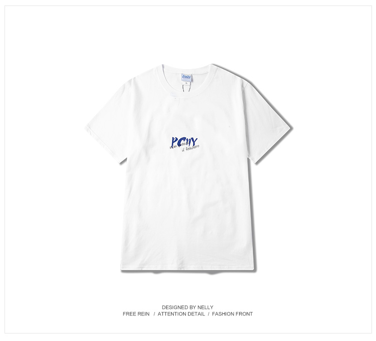 Hip hop ngắn tay T-Shirt nam giới và phụ nữ thời trang đường phố đường phố nửa tay áo lỏng Harajuku xu hướng graffiti letter in ấn cặp vợ chồng sinh viên