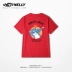 Hàn Quốc hip hop mùa hè rap in tay áo ngắn nam lỏng cotton T-shirt thanh niên sinh viên áo sơ mi từ bi áo thun thể thao nam Áo phông ngắn