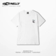Hàn Quốc hip hop mùa hè rap in tay áo ngắn nam lỏng cotton T-shirt thanh niên sinh viên áo sơ mi từ bi áo thun thể thao nam