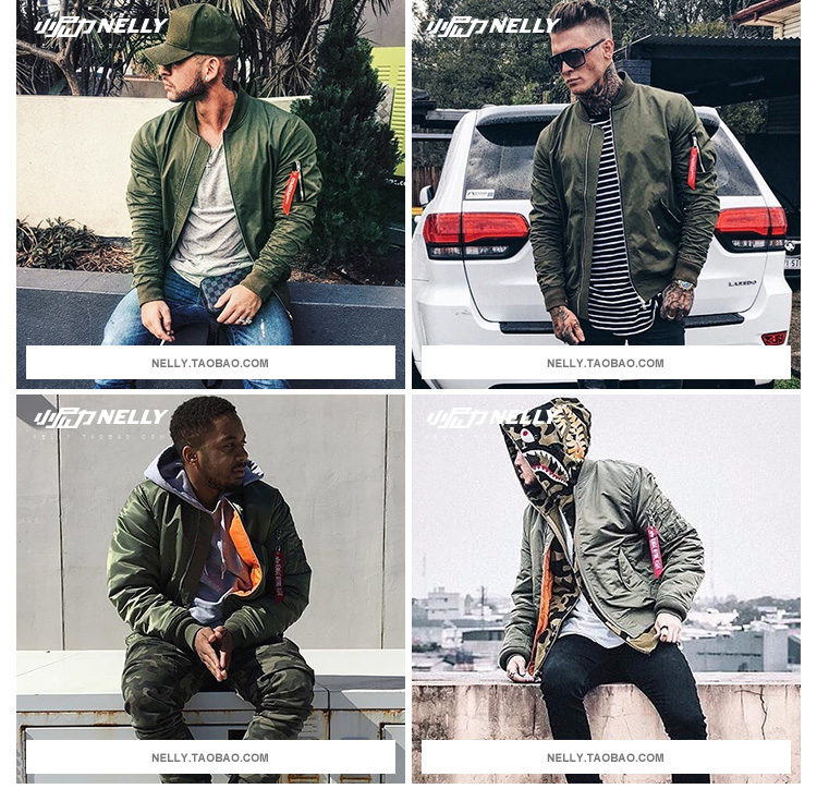 Áo khoác mùa đông đường phố thời trang đường phố lỏng hip hop coat dày air force MA1 áo khoác áo khoác cotton jacket coat nam giới và phụ nữ