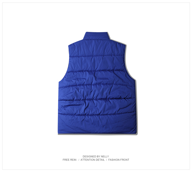 Áo vest nam cotton nam mùa thu đông phiên bản Hàn Quốc của xu hướng áo đẹp trai retro đường phố cotton cao cổ dày nam nữ áo ba lỗ tập gym nam