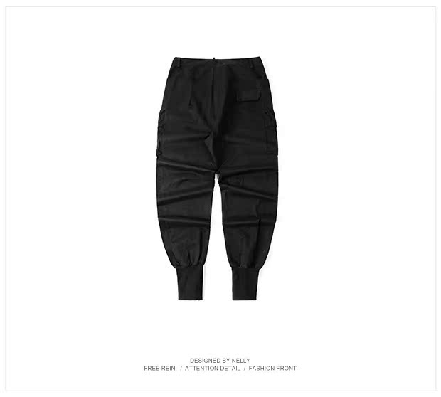 18ss Guochao thương hiệu đường phố cao in chữ lỏng chân giản dị quần quần đôi nam mẫu thể thao quần nam và nữ quần đũi nam