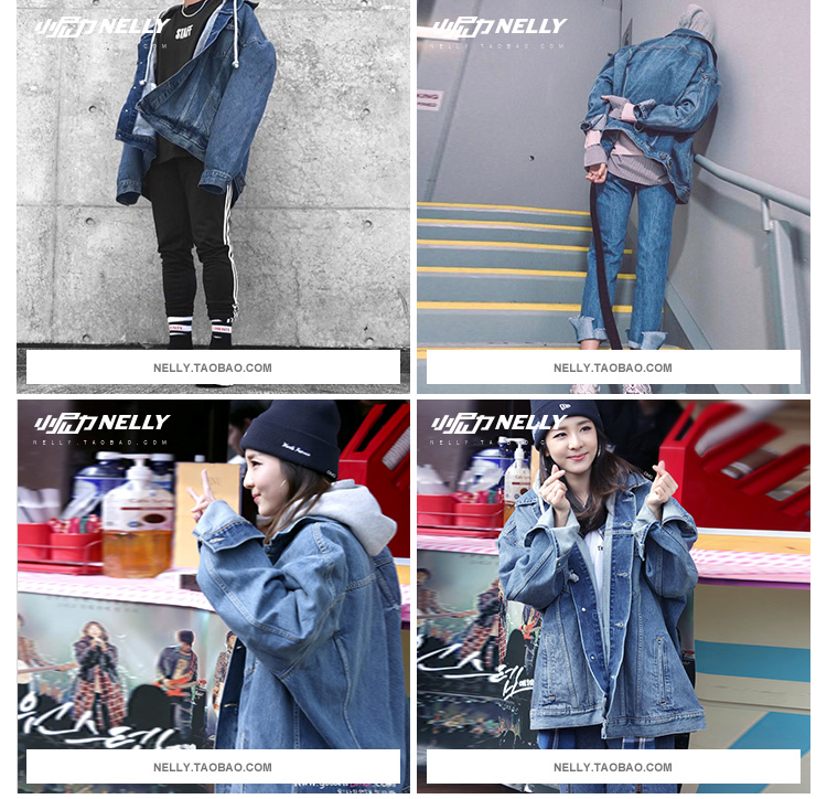 High Street Trung Quốc có hip hop denim jacket coat giả hai mảnh của retro trùm đầu rửa denim quần áo cho nam giới và phụ nữ