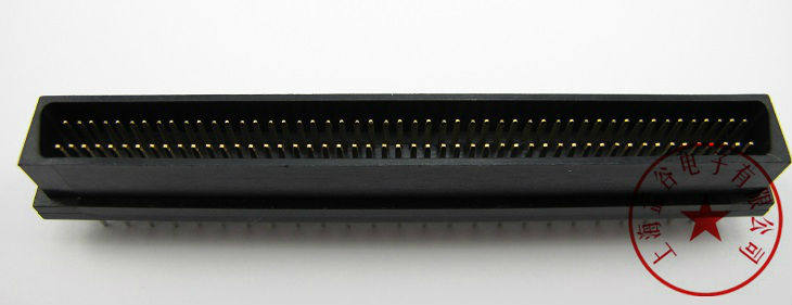 Menlesett SCSI 100PIN180 degree plugboard plastic DB type 100 core male seat welded plate type connector