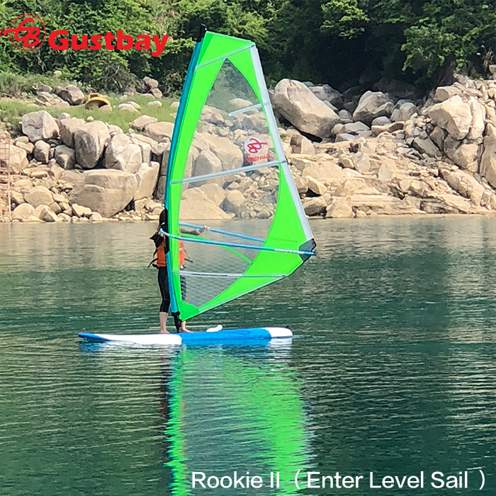 GB Rookie II Junior sails suit Surfing sail skate Sail Board Transparent Sail Instructional Sailing 