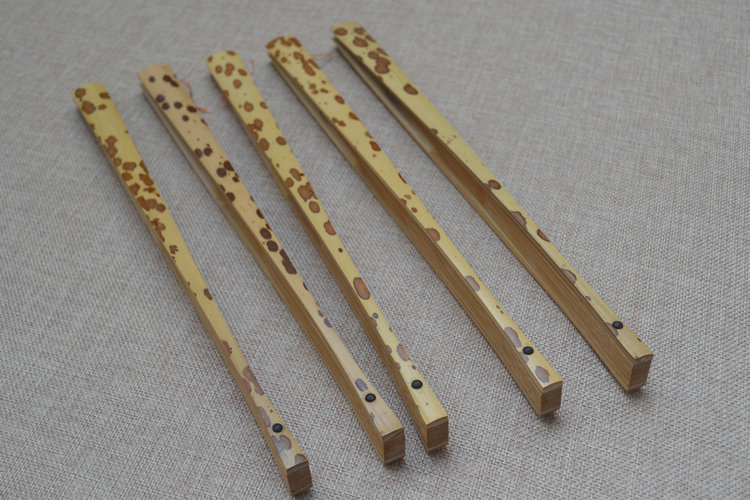 9-inch mottled bamboo collection Merlu Suzhou goods free Suzhou fan Wenwan folding fan - Taobao