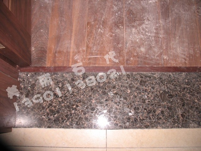 Natural stone large brown pearl stone table face window overpass stone threshold stone marble breakwater