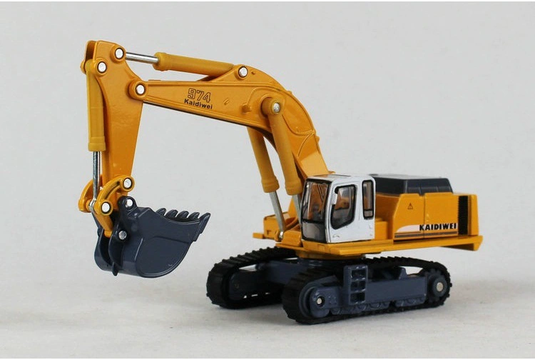 Kaidiwei 1: 87 crawler máy xúc máy xúc đào máy kỹ thuật hợp kim mô hình xe mô hình tĩnh đồ chơi trẻ em