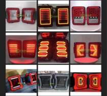 Wrangler modified tail light Wrangler LED tail light assembly brake light running water tunnel tail light