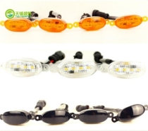 Pickup Raptor F150 car off-road vehicle net front face grille led small yellow light showing wide warning decorative light