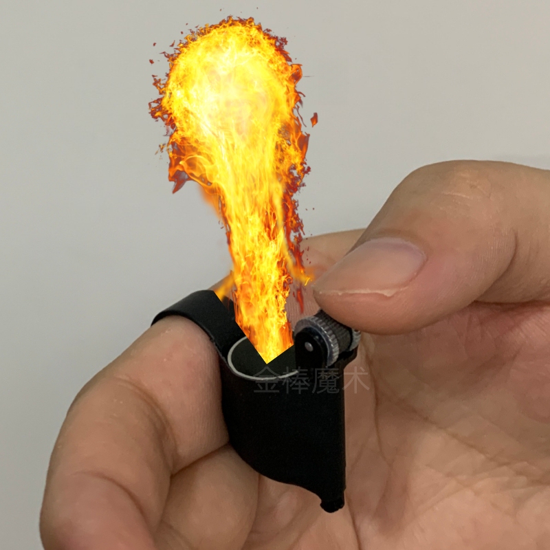 Mini Fire Cannon Spits Fireballs, Flashes, and Creates Stage Magic Props with Fire, Flint, and Lighter Wheels