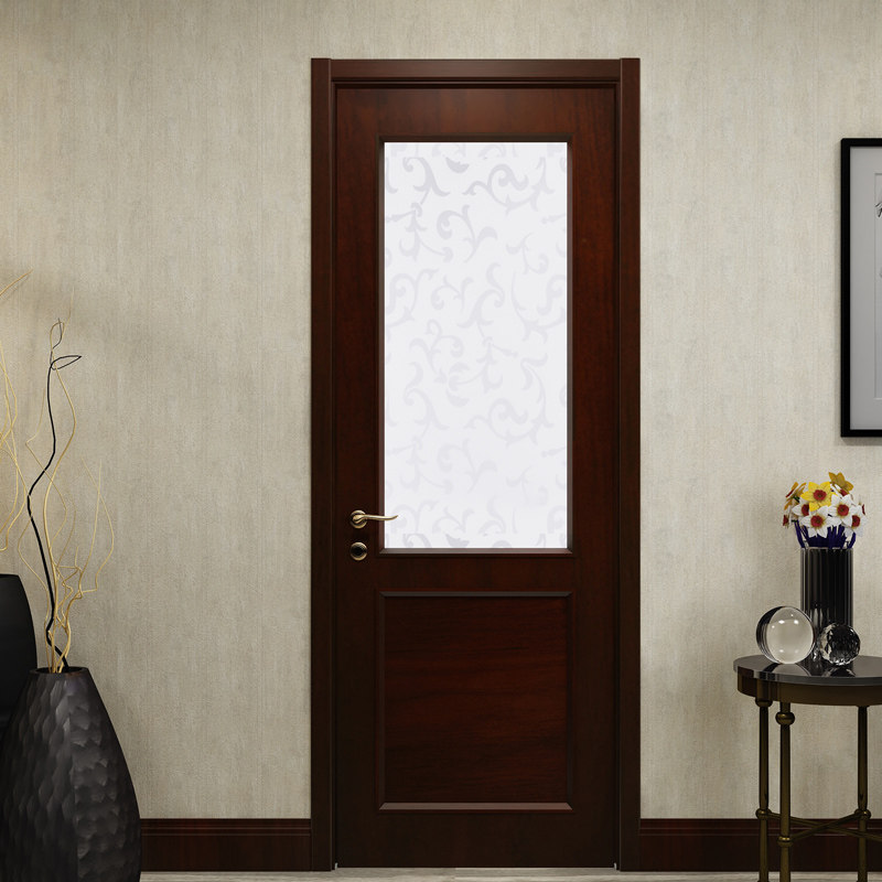 TATA wooden door minimalist indoor door kitchen necropolis solid wood composite paint door silent door BL-036-J TCZ