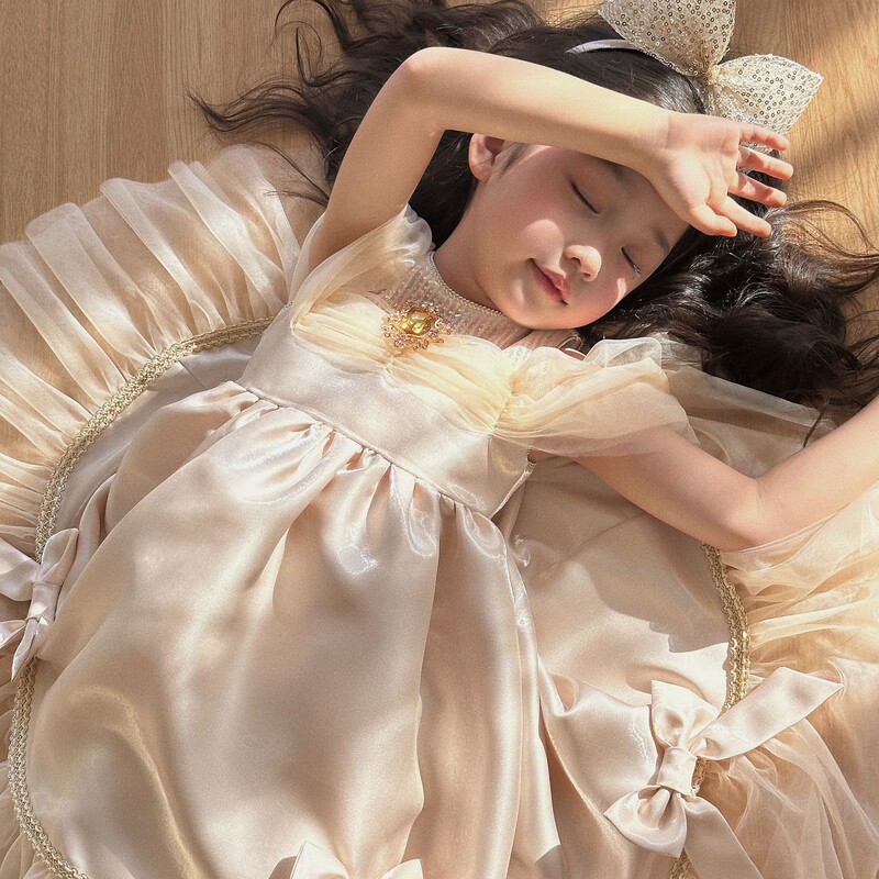 Ami Children's Clothing Belle Princess Dress Girls' Dress Beauty and the Beast High-End Dress Children's Day Belle Dress Ami Children's Clothing Belle Princess Dress Girls' Dress Beauty and the Beast High-End Dress Children's Day Belle Dress