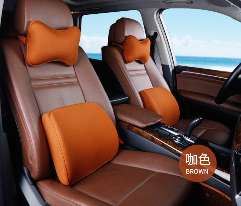 Thousand Grid I-001MN Подголовник I-616MN Поясничная опора-02-Кофейный цвет_11.jpg