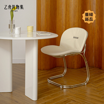 B Boat Building Retro Dining Chair Sub Nordic Light Lavish Home Restaurant Iron Art Cortex Modern Minima Dining Table And Chairs Combination