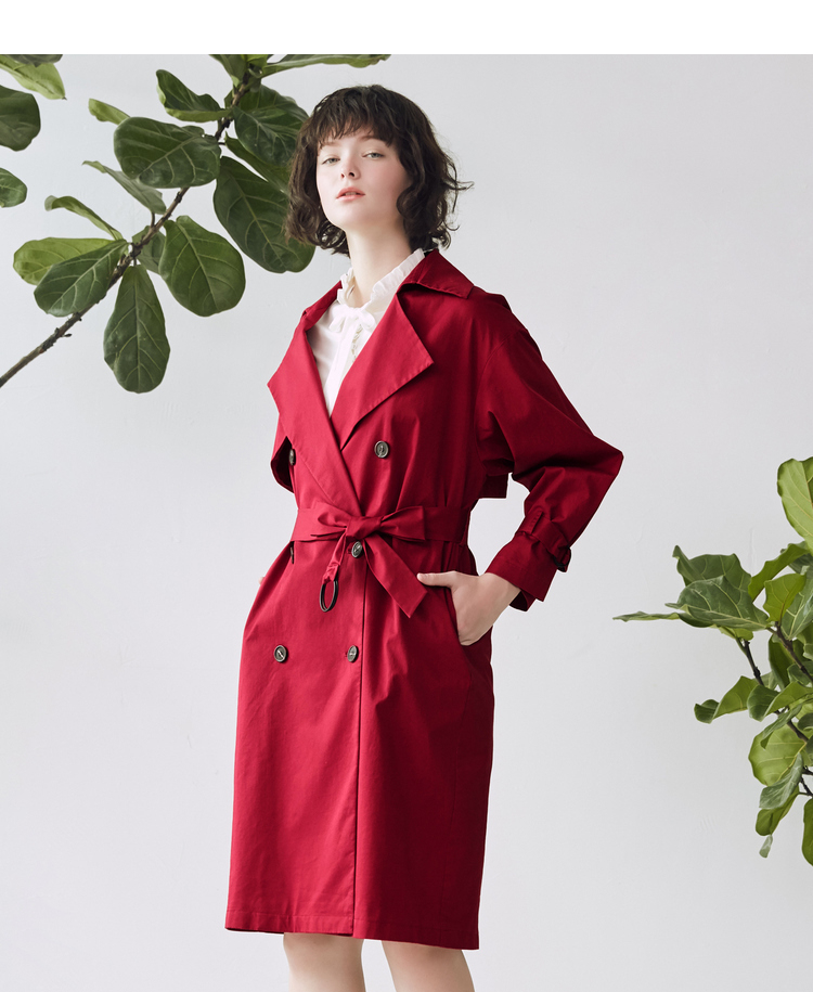 Trench pour femme GLORIA    en Coton en Coton - Ref 3225704 Image 17