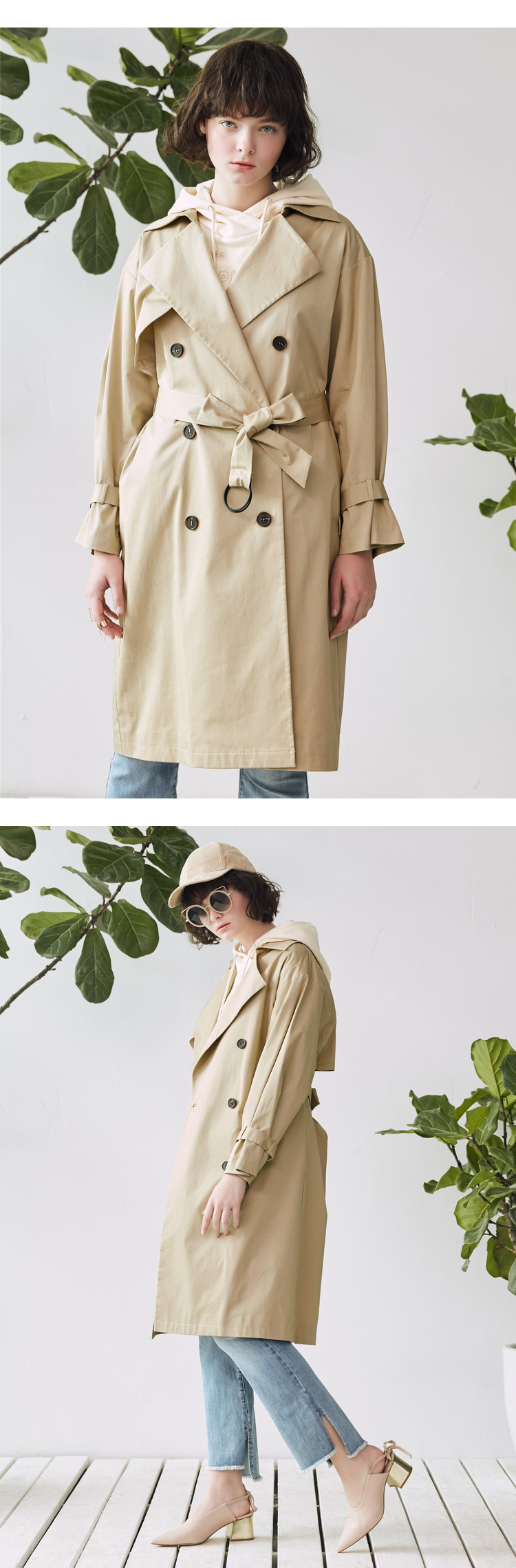 Trench pour femme GLORIA    en Coton en Coton - Ref 3225704 Image 29