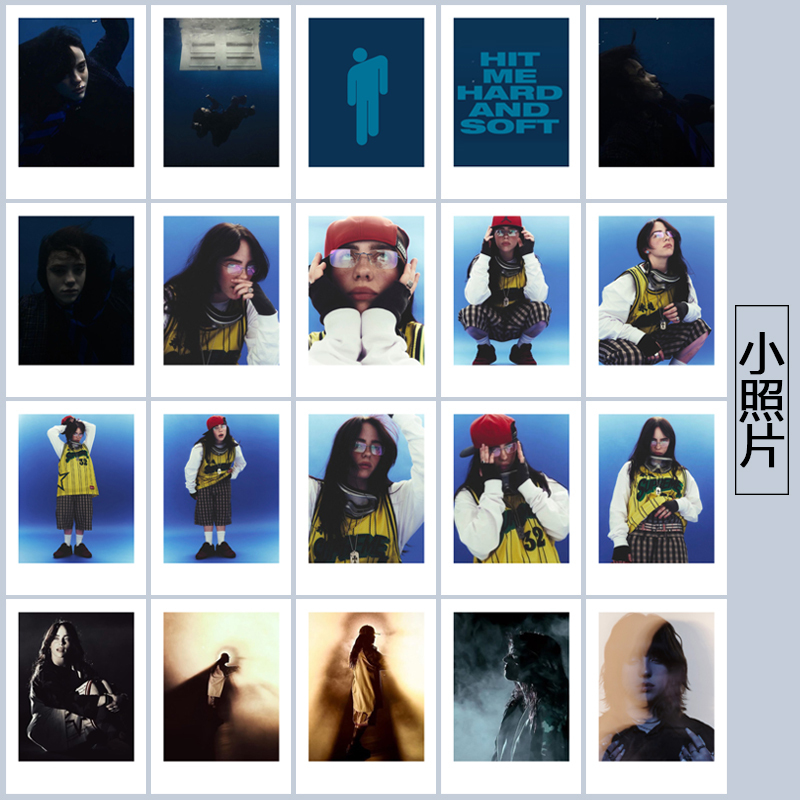 Polaroid Billie Eilish European and American Singer Merchandise Lomo Card 4inch Small Photo Collection Polaroid Billie Eilish European and American Singer Merchandise Lomo Card 4inch Small Photo Collection