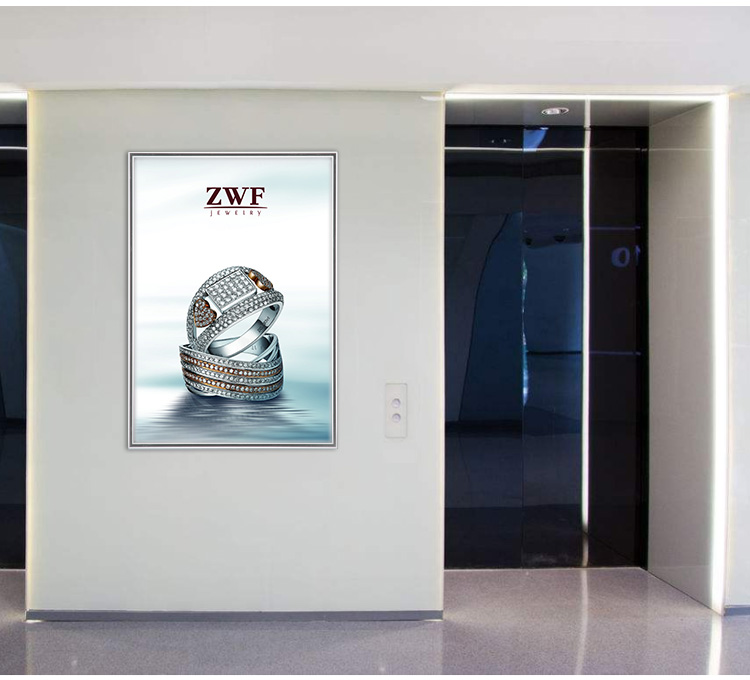 Khung nhôm khung hình a0A1A2 khung áp phích 4S shop 60X90 khung quảng cáo khung xe tùy chỉnh khung - Kính kính louis vuitton