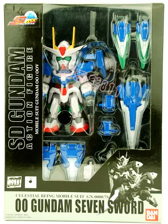 Bandai SD Gundam / Gundam chính hãng Mô hình SDGO Seven Swords 00 Dòng thành phẩm Gundam Các khớp nối có thể di chuyển được - Gundam / Mech Model / Robot / Transformers