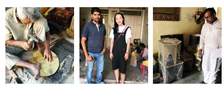 bảng Đông Nam đồng cà phê Ấn Độ khắc đồ gỗ bàn thấp thời kỳ Phục hưng cổ điển handmade gỗ bàn cà phê bàn ​​nhỏ - Bàn trà bộ bàn ghế sofa